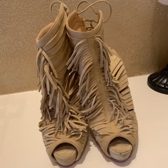 Christian Louboutin Fringe Heels - Picture 9 of 10